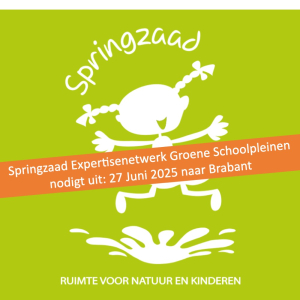 Het Springzaad Expertisenetwerk Groene Schoolpleinen nodigt u uit om naar BREDA EN NOORD-BRABANT te komen, Vrijdag 27 juni 2025, 13:30 tot ±17:30